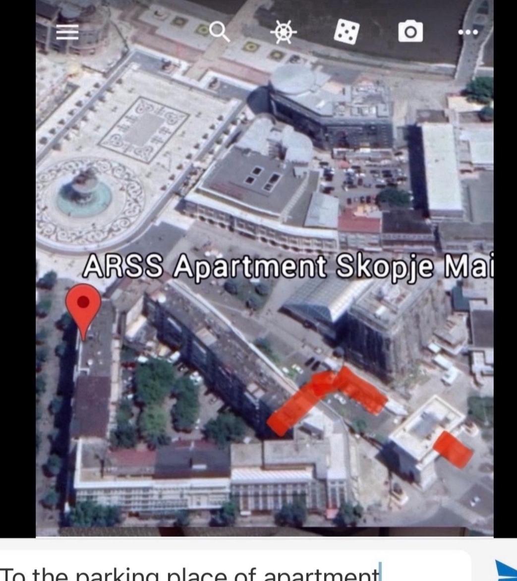 Arss Apartment Skopje Main Square מראה חיצוני תמונה